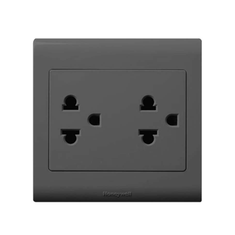 Ổ cắm đôi 3 chấu 16A HONEYWELL R4158GPH